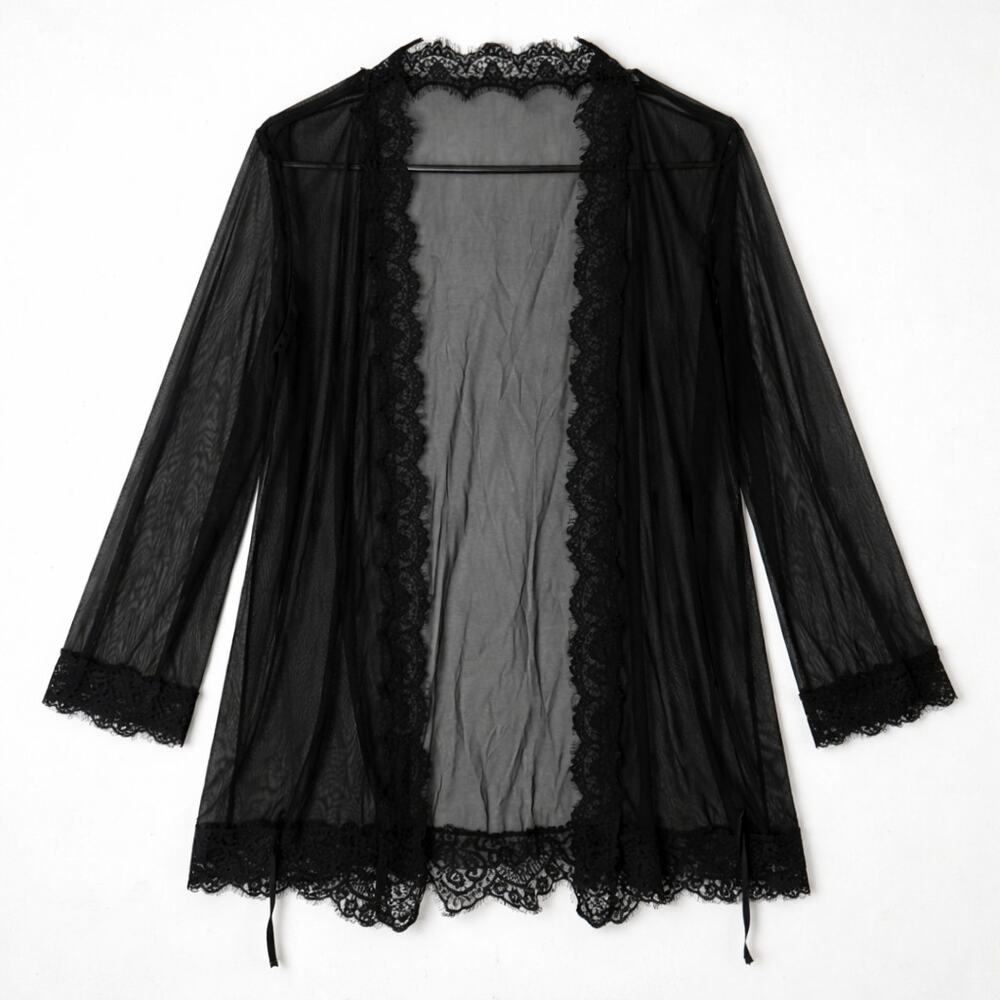 Whimsygoth Oh la la cherie Black Top Lingerie Romantic Dark Fairie Gothic Plus1X